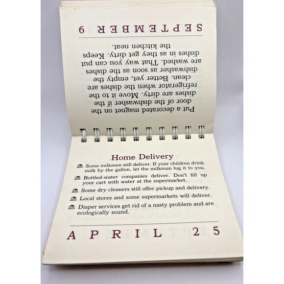 Messies a Practical Daily Calendar by Sandra Felton Used - Picture 3 of 7